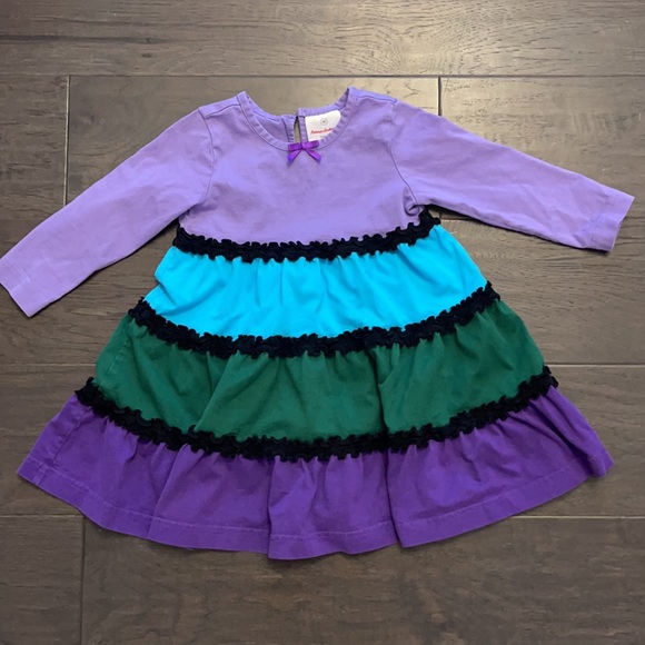 Hanna Andersson Other - Hanna Andersson Ruffle Purple spring Easter Dress 3T 90cm